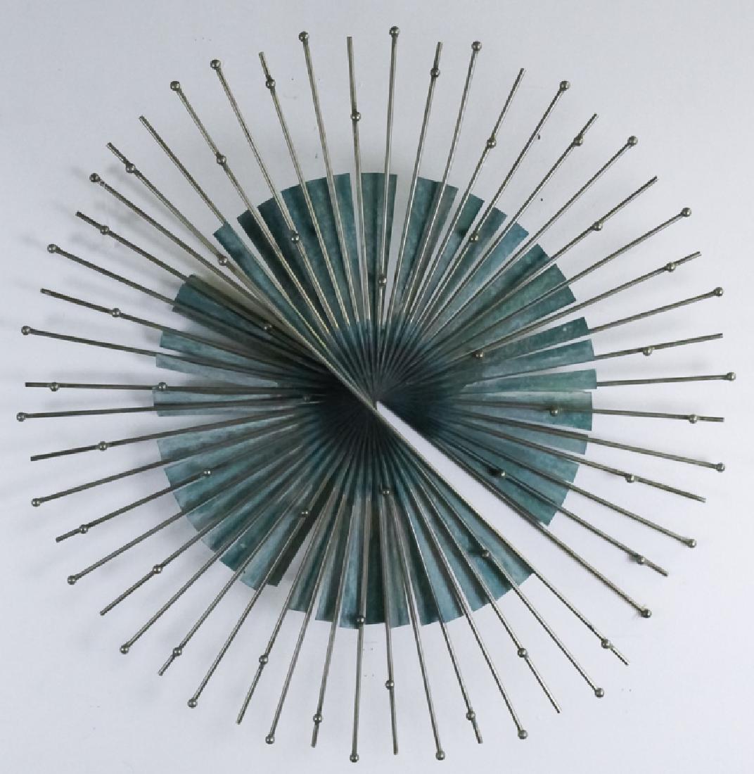 Curtis Jere Green Finished Metal Spiral Sculpture (1 of 8)
