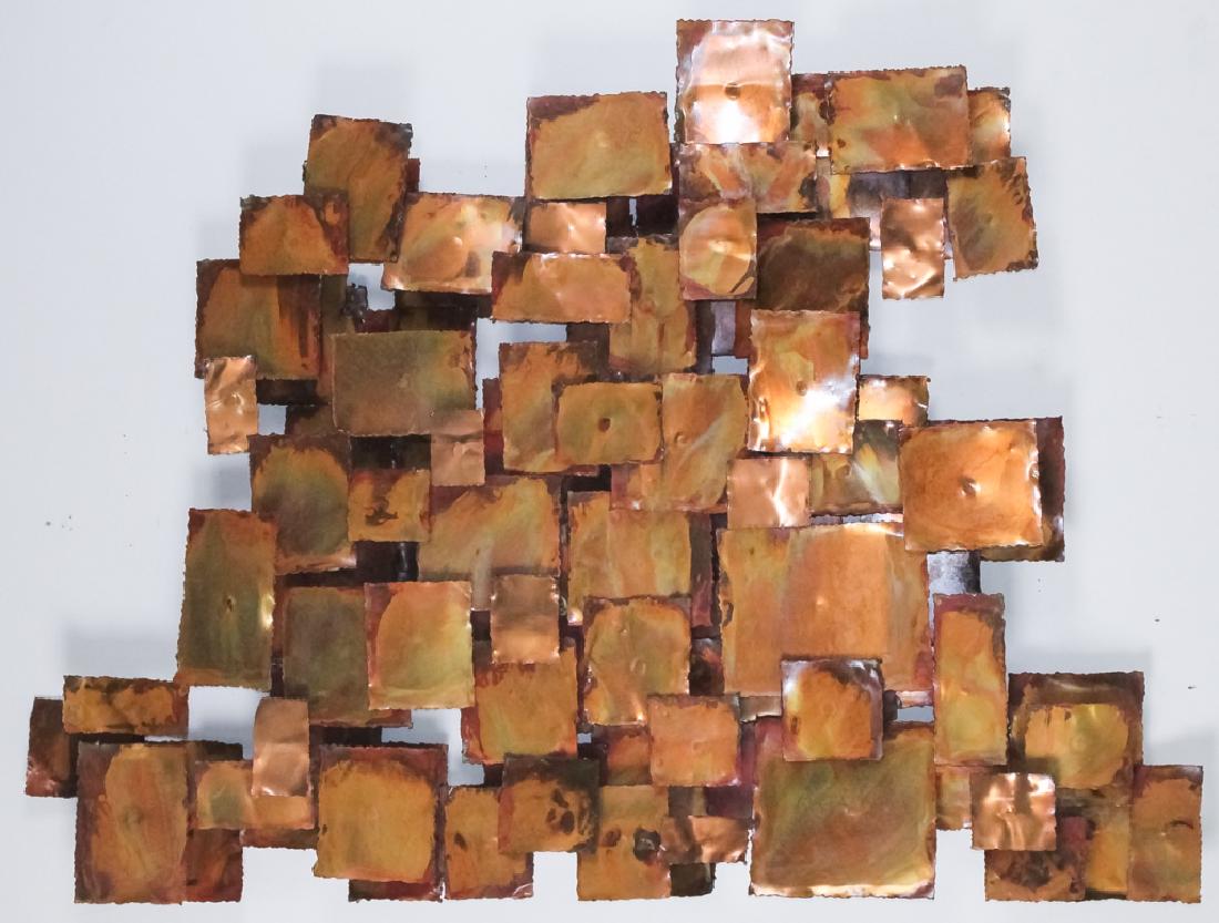 Vallone Keenan Torch Cut Copper Wall Sculpture (1 of 9)