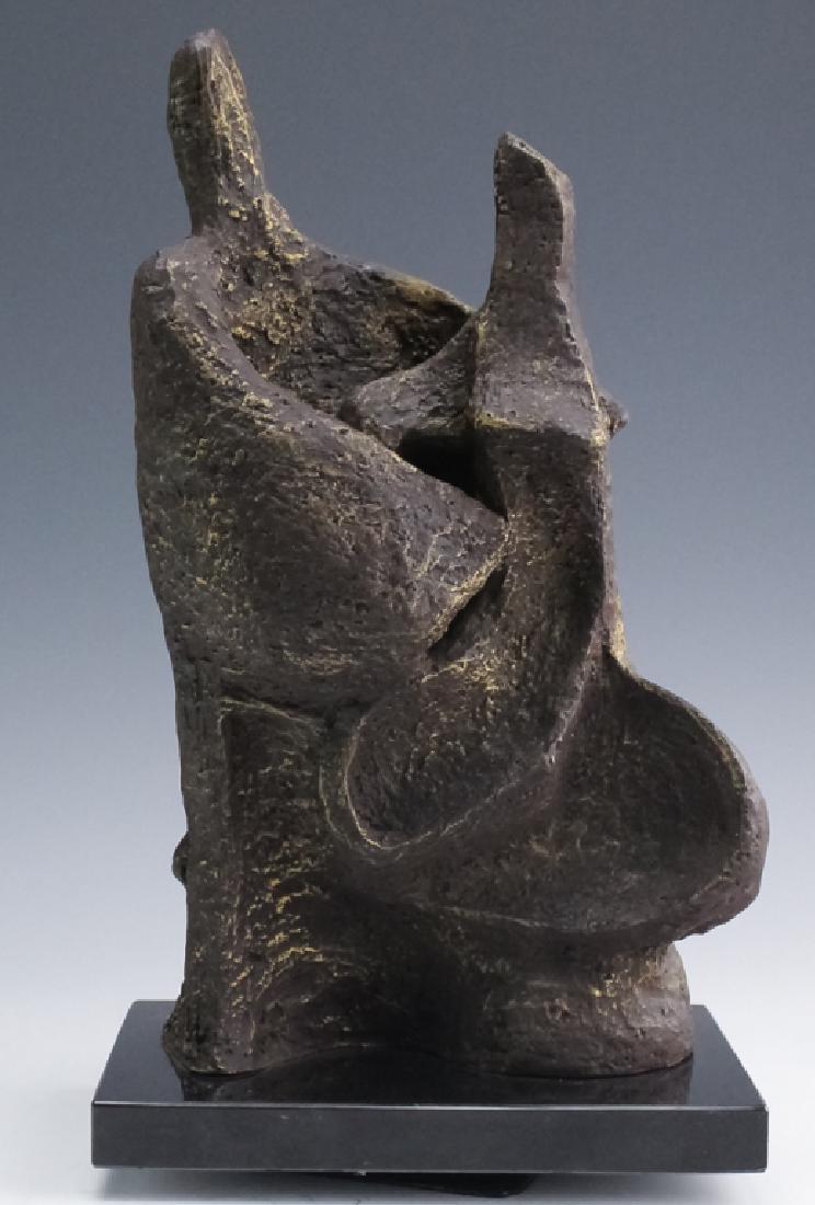 Signed VTW Figural Abstract Brutalist Sculpture (1 of 6)