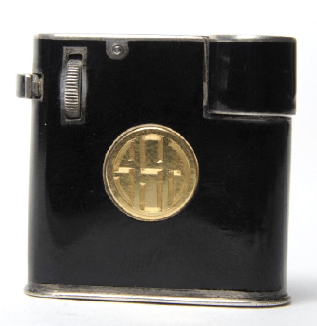 Cartier Art Deco Enamel & Silver Pocket Lighter (1 of 6)