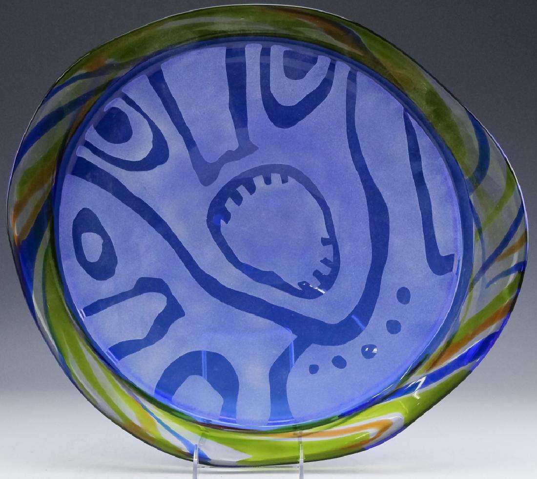 Bengt Lindstrom Kosta Boda Art Glass Centerpiece (1 of 7)