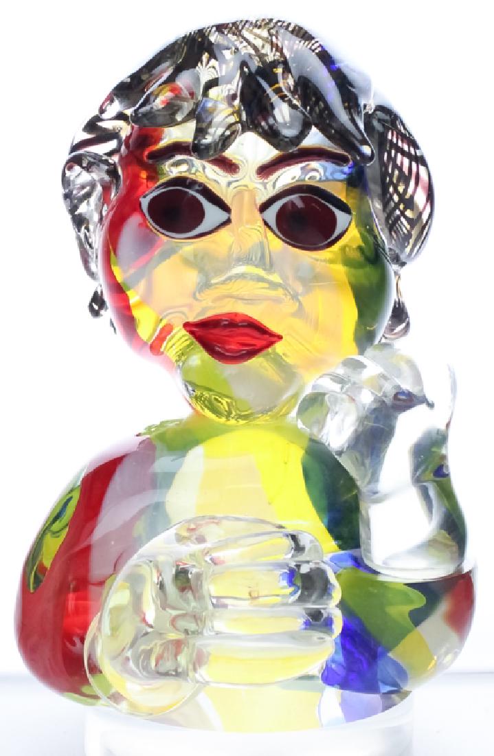 Walter Furlan "Picasso" Murano Art Glass Sculpture (1 of 8)
