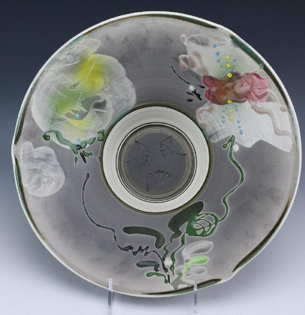 Artisan Signed Studio Art Pottery Centerpiece Bowl (1 of 7)