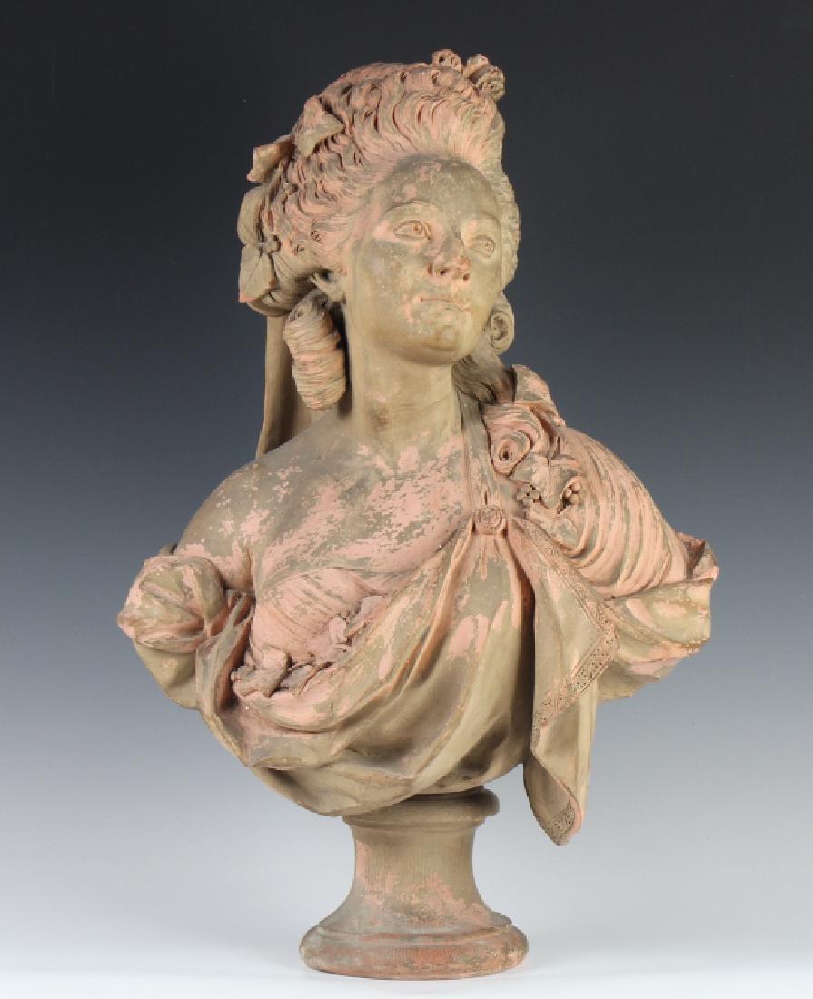Gaetano Merchi 1747-1823 Guimard Terra Cotta Bust (1 of 9)