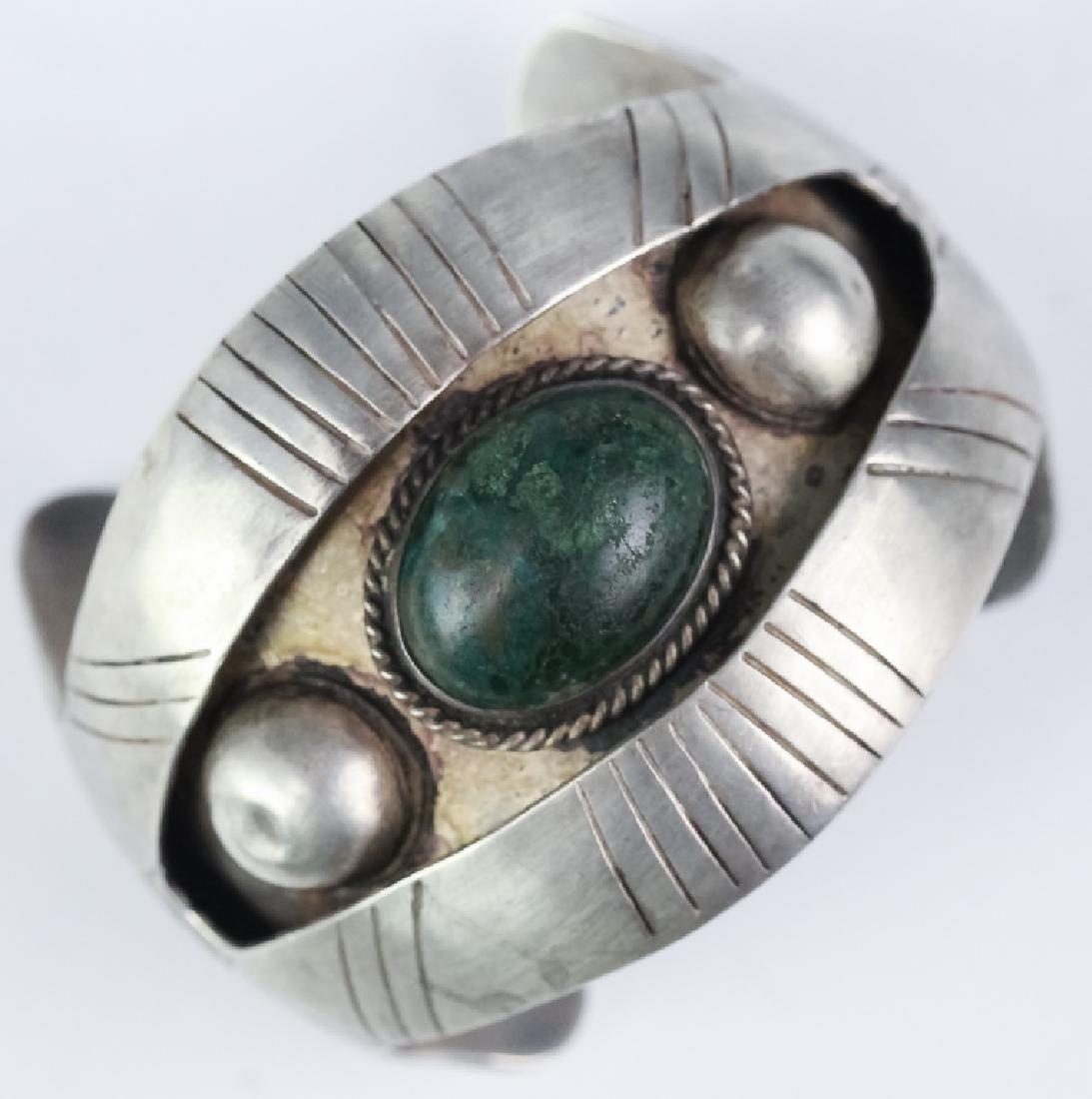 VTG Native American Style Sterling Eliat Bracelet (1 of 8)