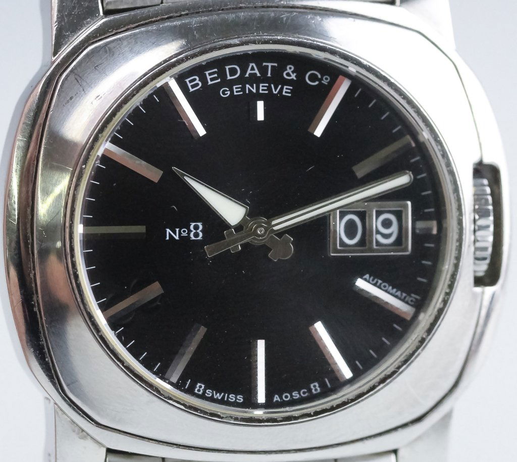 Bedat & Co No. 8, 888 Black Dial Steel Date Watch (1 of 10)