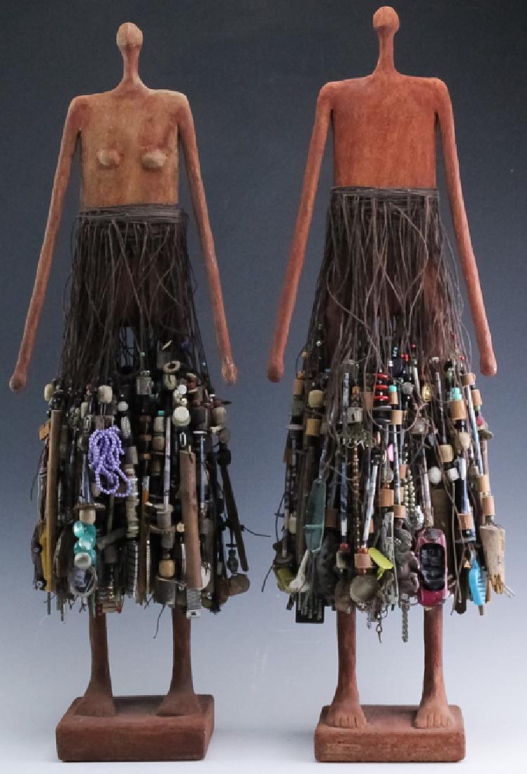 Allen 98' Abstract Man & Woman Sculpture SIGNED (1 of 10)