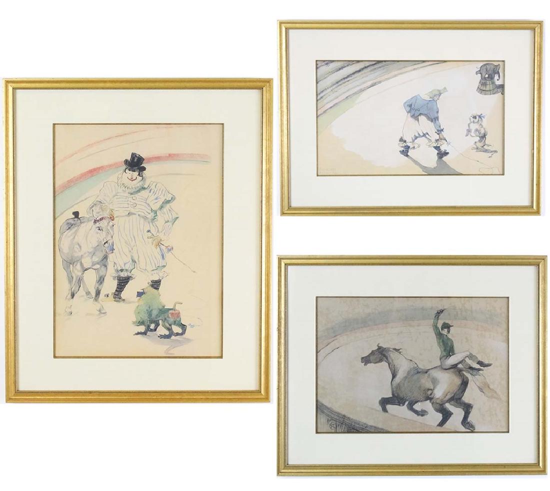 Lot 3 Henri De Toulouse-Lautrec Circus Lithographs (1 of 8)