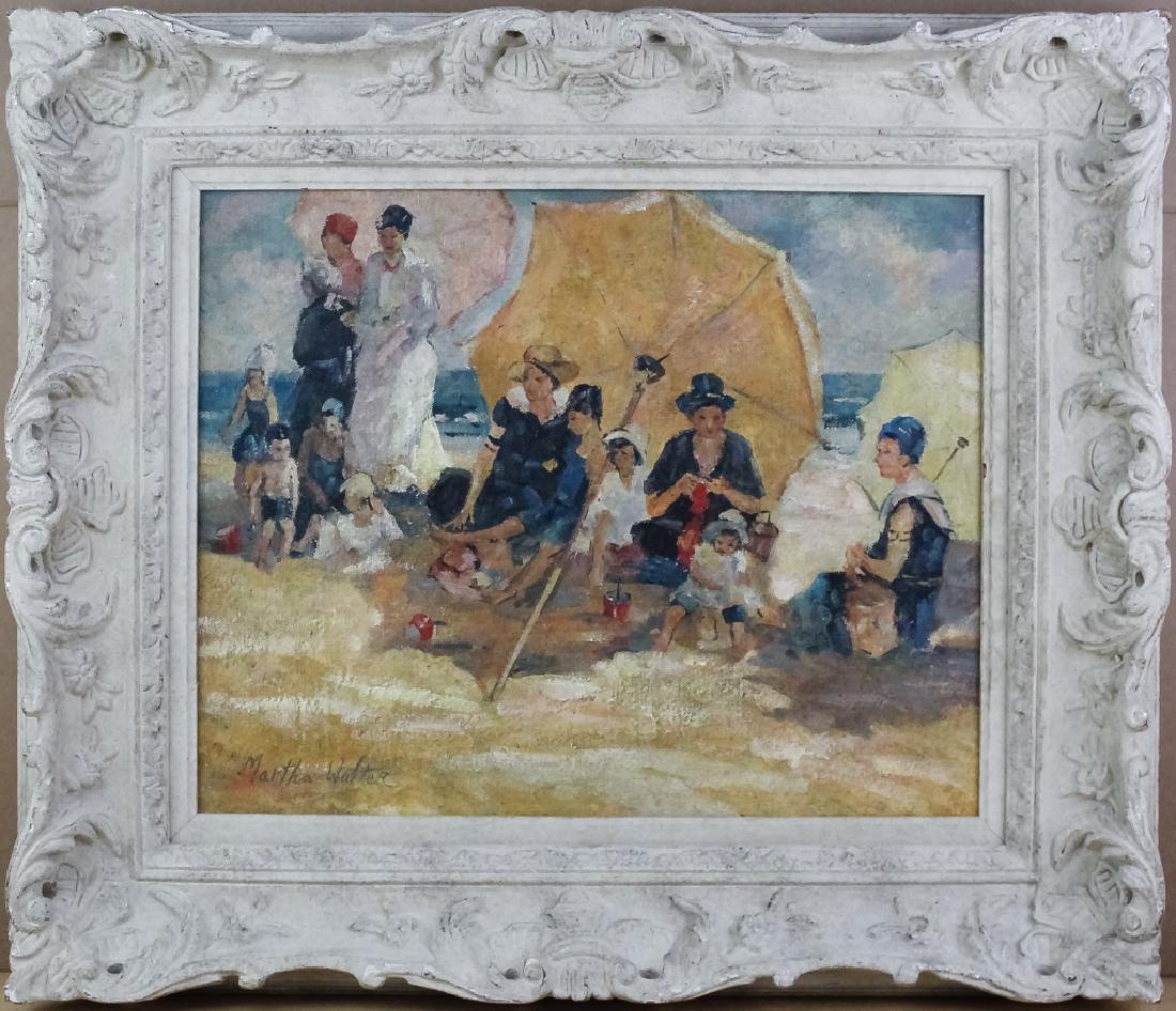 Martha Walter 1875-1976 Beach Landscape Painting (1 of 5)