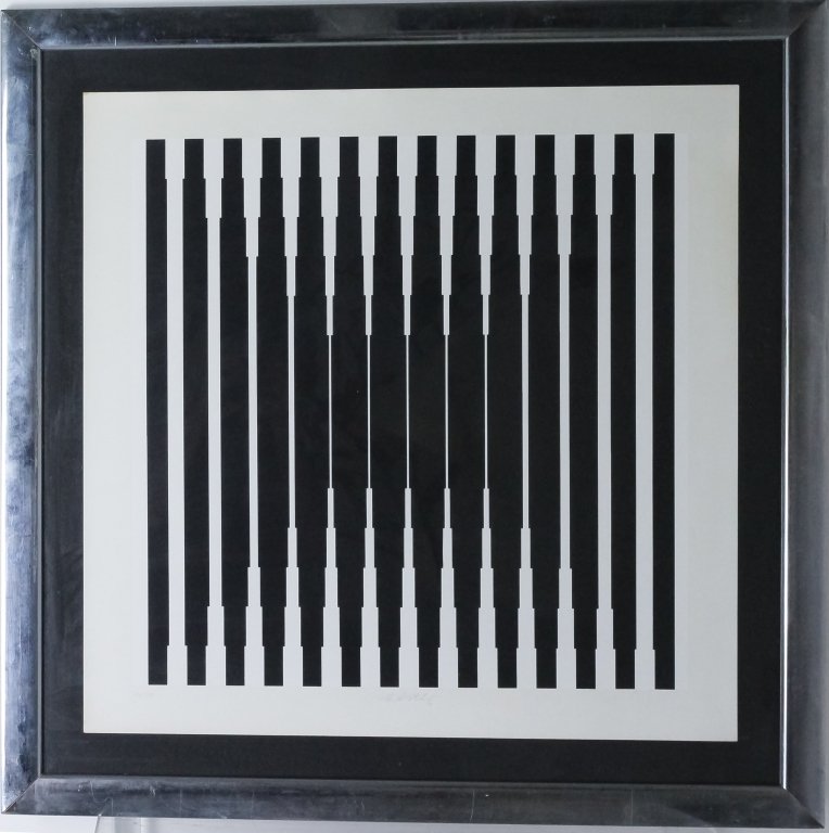 Victor Vasarely "Bora -A" 1968 Screen Print SIGNED (1 of 6)