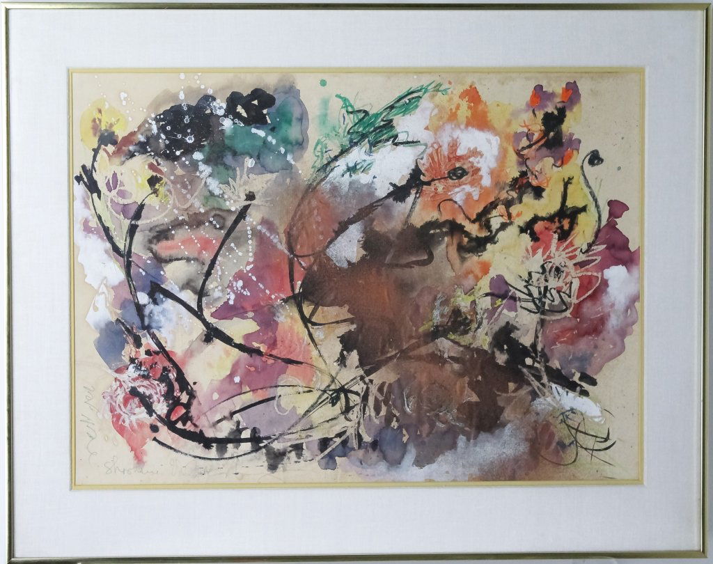Shoshana Vilensky 20c Russian Abstract Painting (1 of 6)