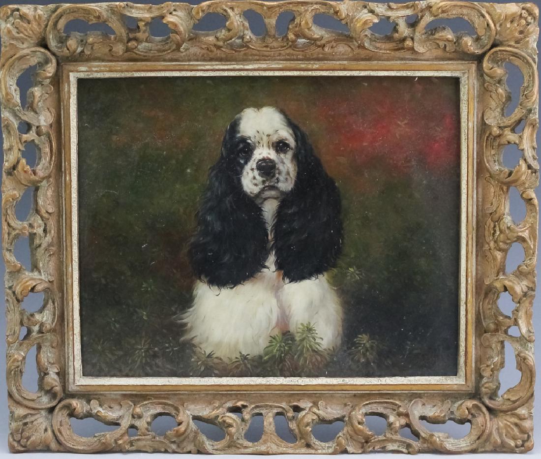 Laura Cassidy Oil On Board Cocker Spaniel Painting (1 of 5)