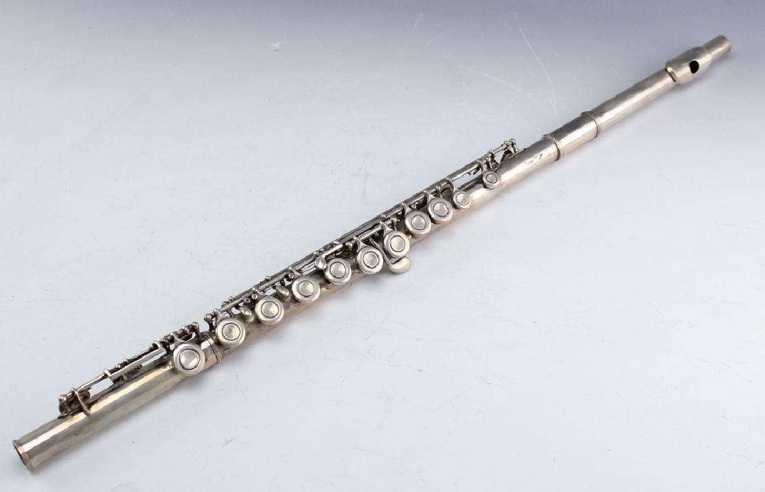 Cartier F.E. Olds Silver Super Flute Instrument (1 of 10)