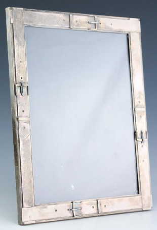 vintage frames shelves wall