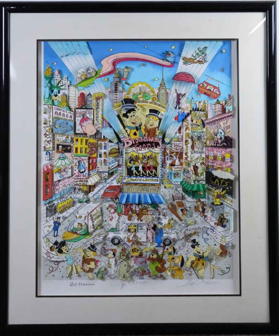 Charles Fazzino Broadway Toons Hanna Barbera Art (1 of 10)