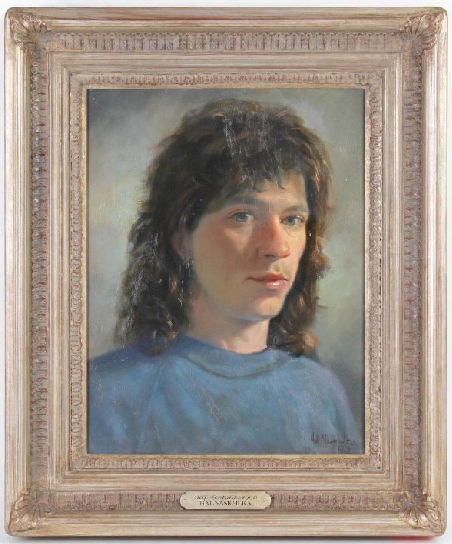 Hal Yaskulka NY Self Portrait Artwork Oil Painting (1 of 7)