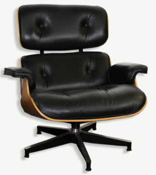 Vintage Chairs For Antique Charles Ray Eames Black Leather Lounge Chair 670