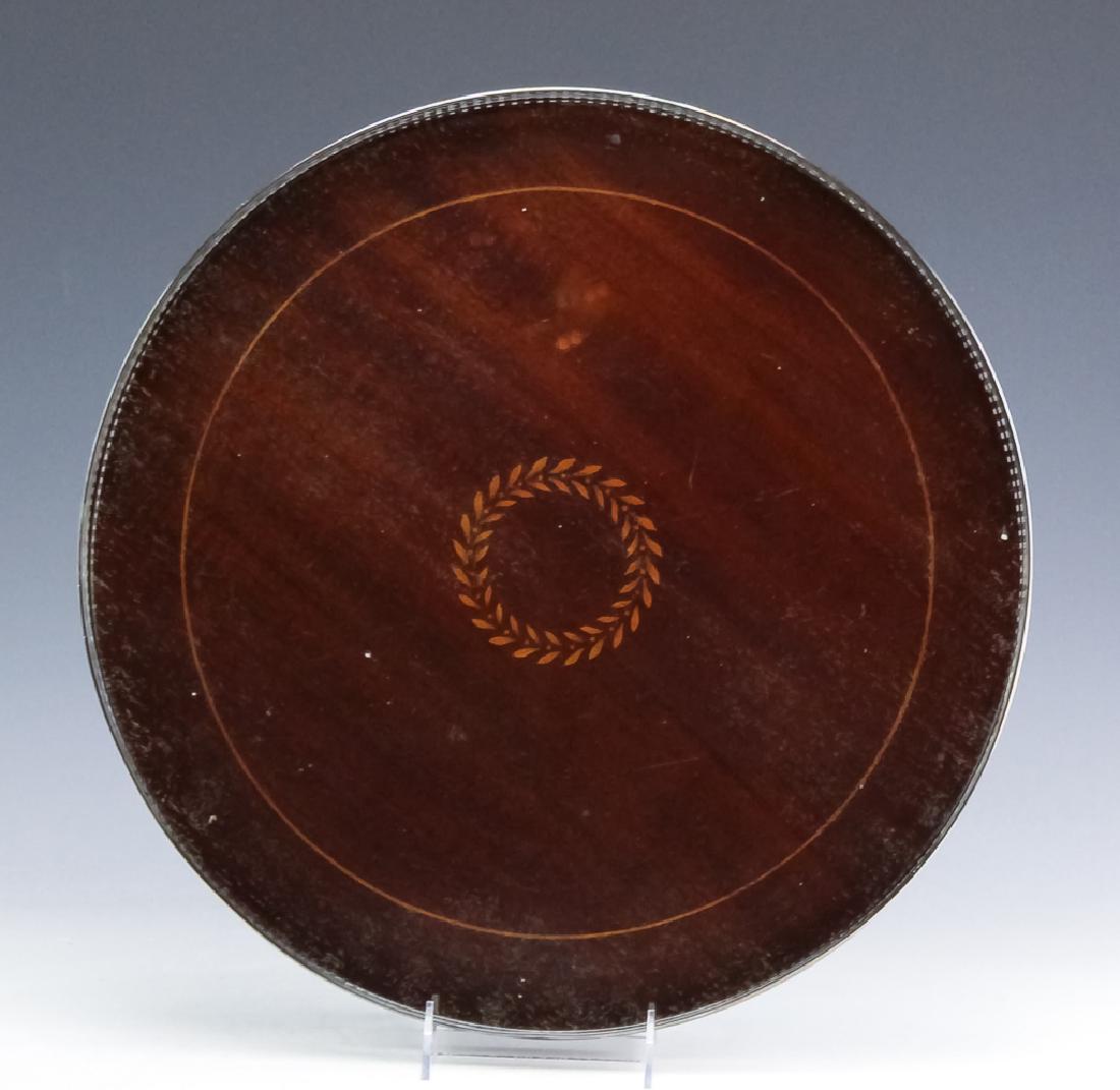 Tiffany & Co Sterling Silver Inlaid Wood 16" Tray (1 of 6)