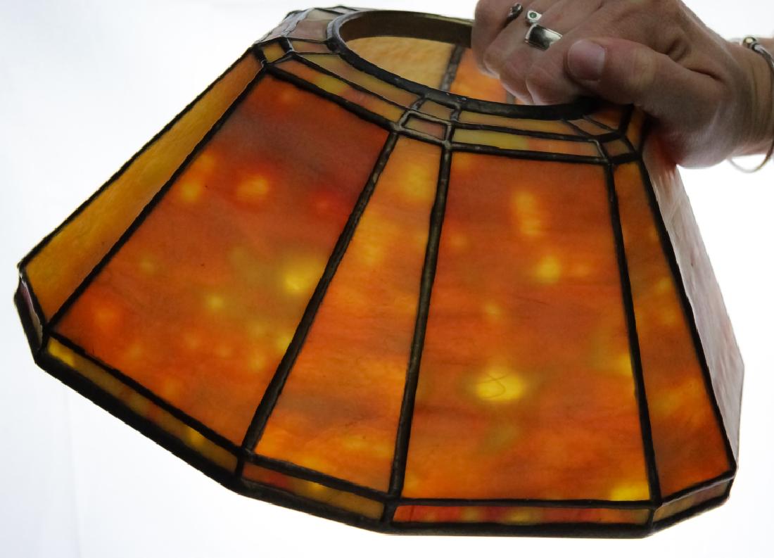 Tiffany Studios 12 Panel Stained Glass Lamp Shade (1 of 12)
