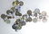 Curtis Jere Raindrops Chrome Steel Wall Sculpture - 2