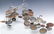 Curtis Jere Raindrops Chrome Steel Wall Sculpture - 7