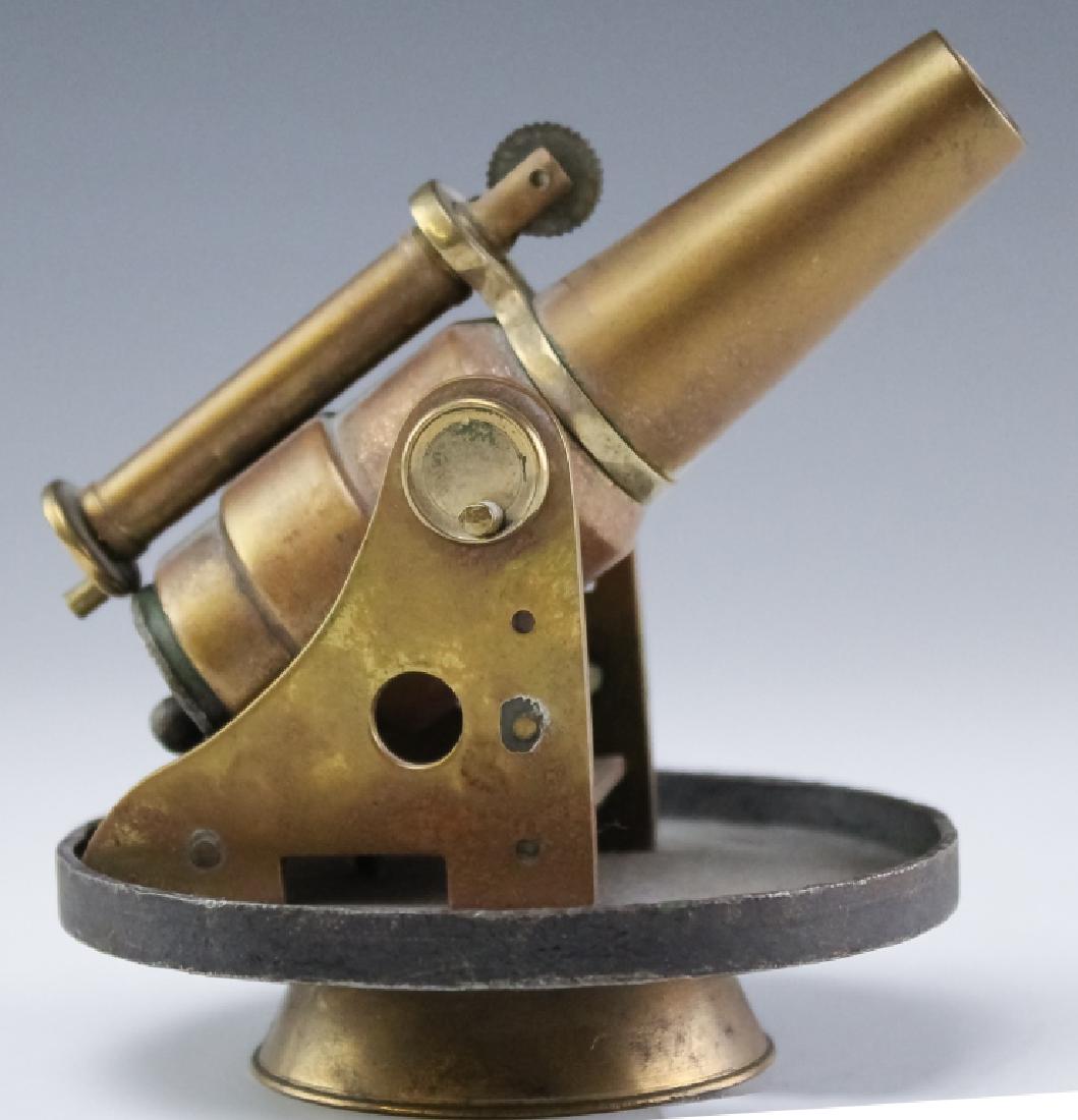 Antique Articulated Bronze Cannon Table Lighter (1 of 8)