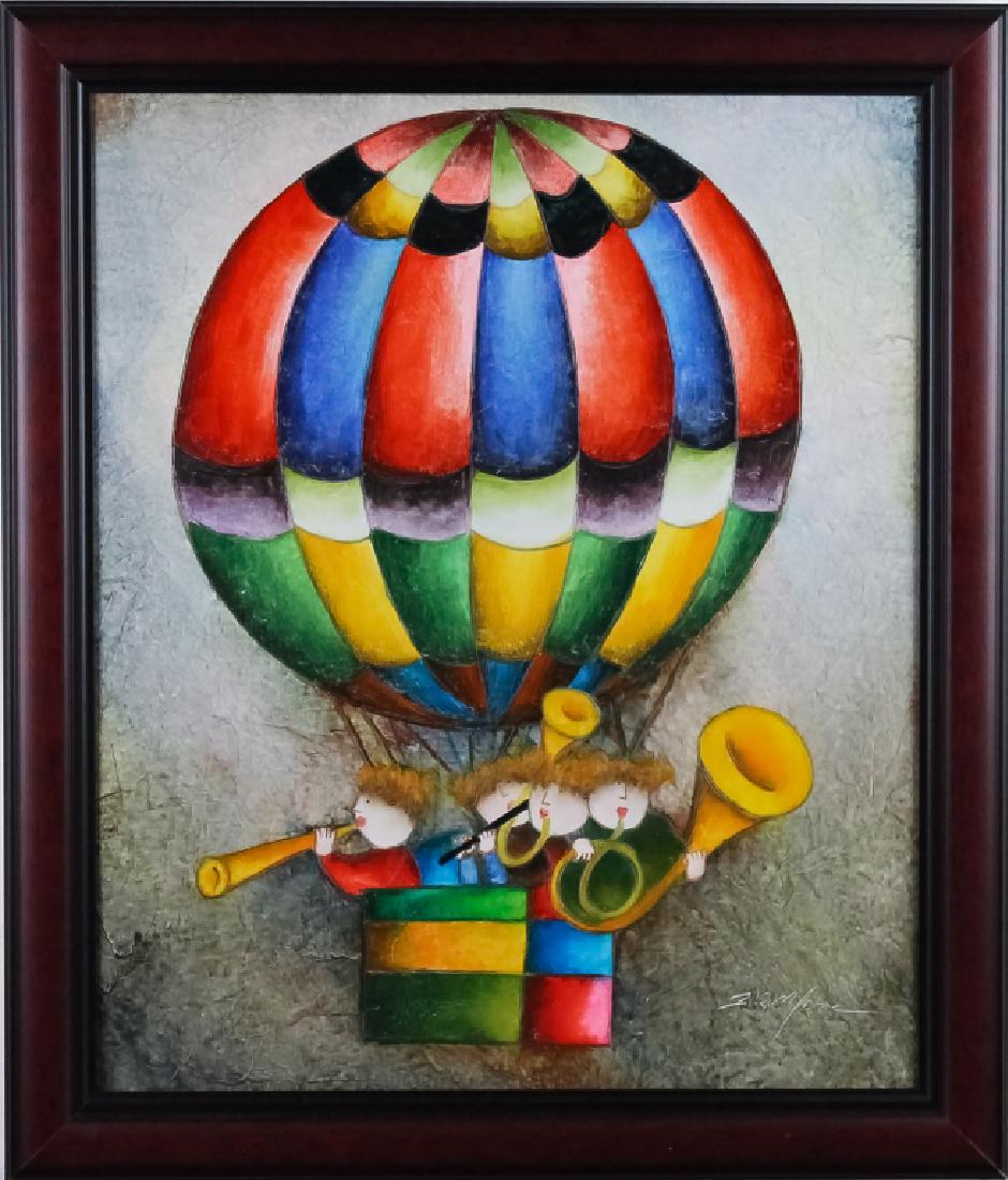 Joyce Roybal b.1955 American Figural Oil Painting (1 of 5)