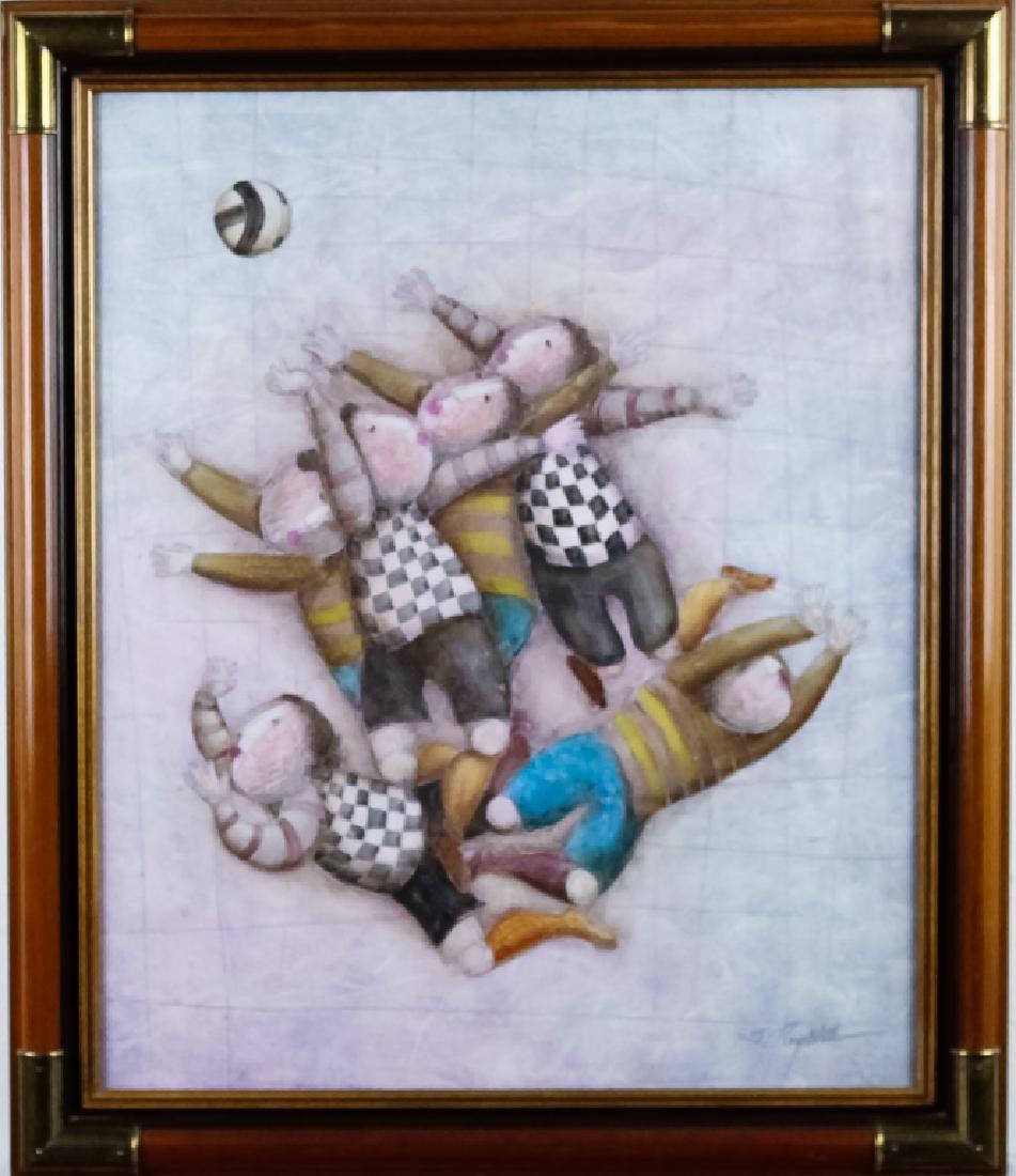 Joyce Roybal b.1955 American Figural Oil Painting (1 of 5)