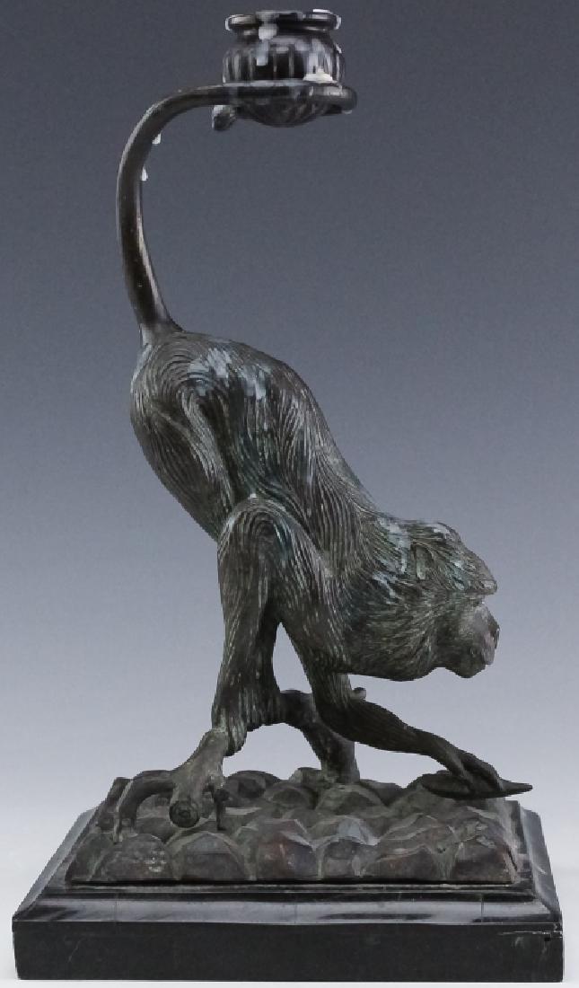 Louise Haerens Robelus Bronze Monkey Sculpture (1 of 8)