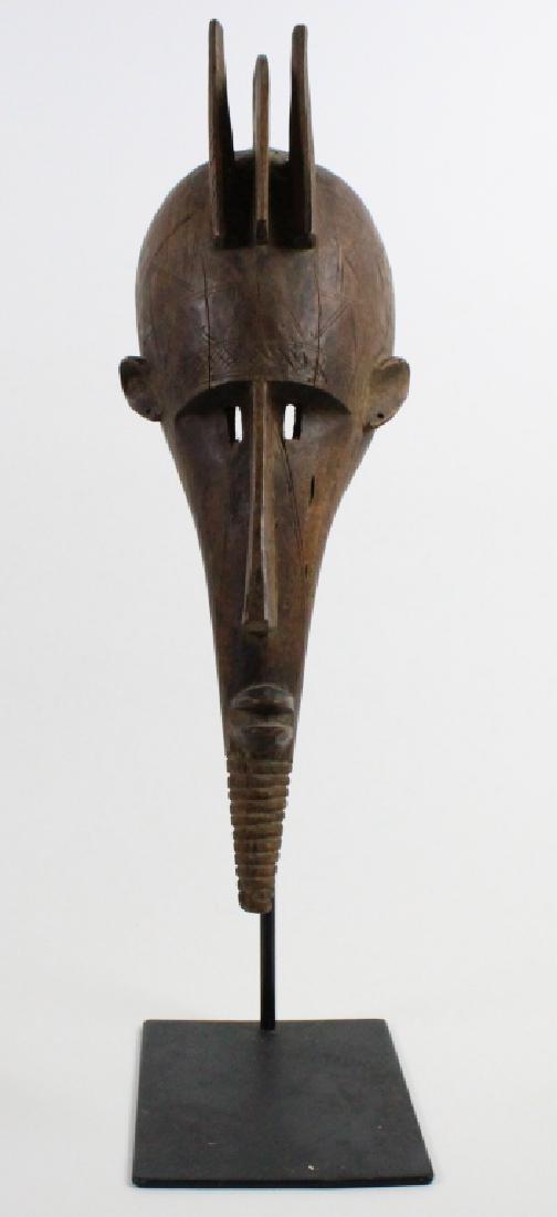 Old African Ceremonial Carved Wood Tribal Mask (1 of 6)