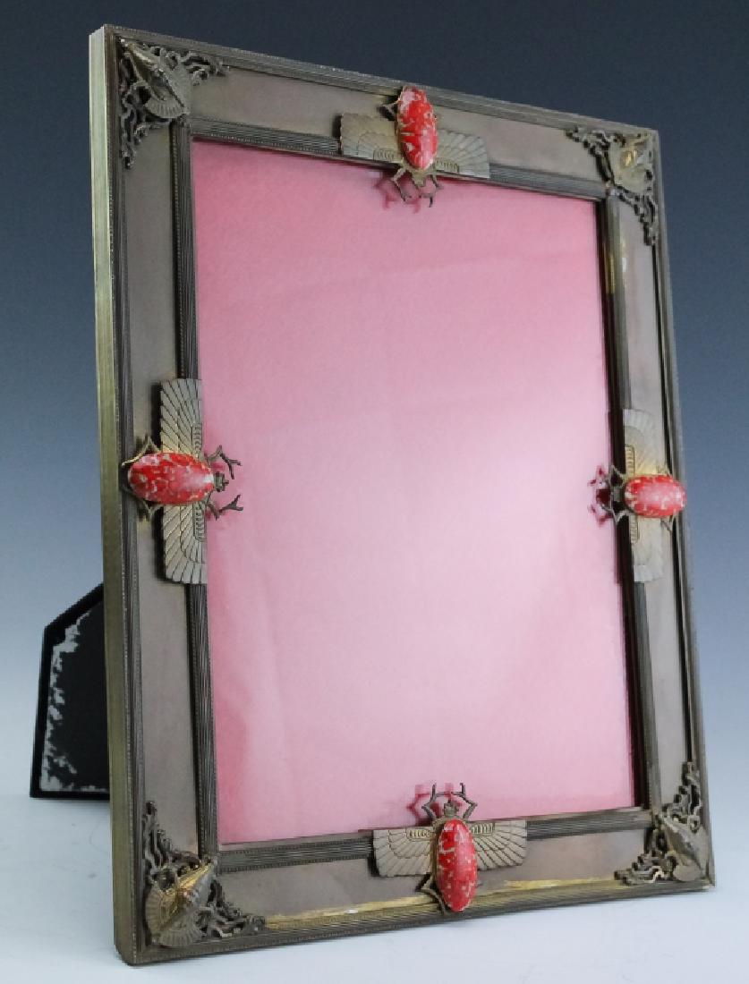 Egyptian Revival Pharaoh & Scarab Picture Frame (1 of 6)