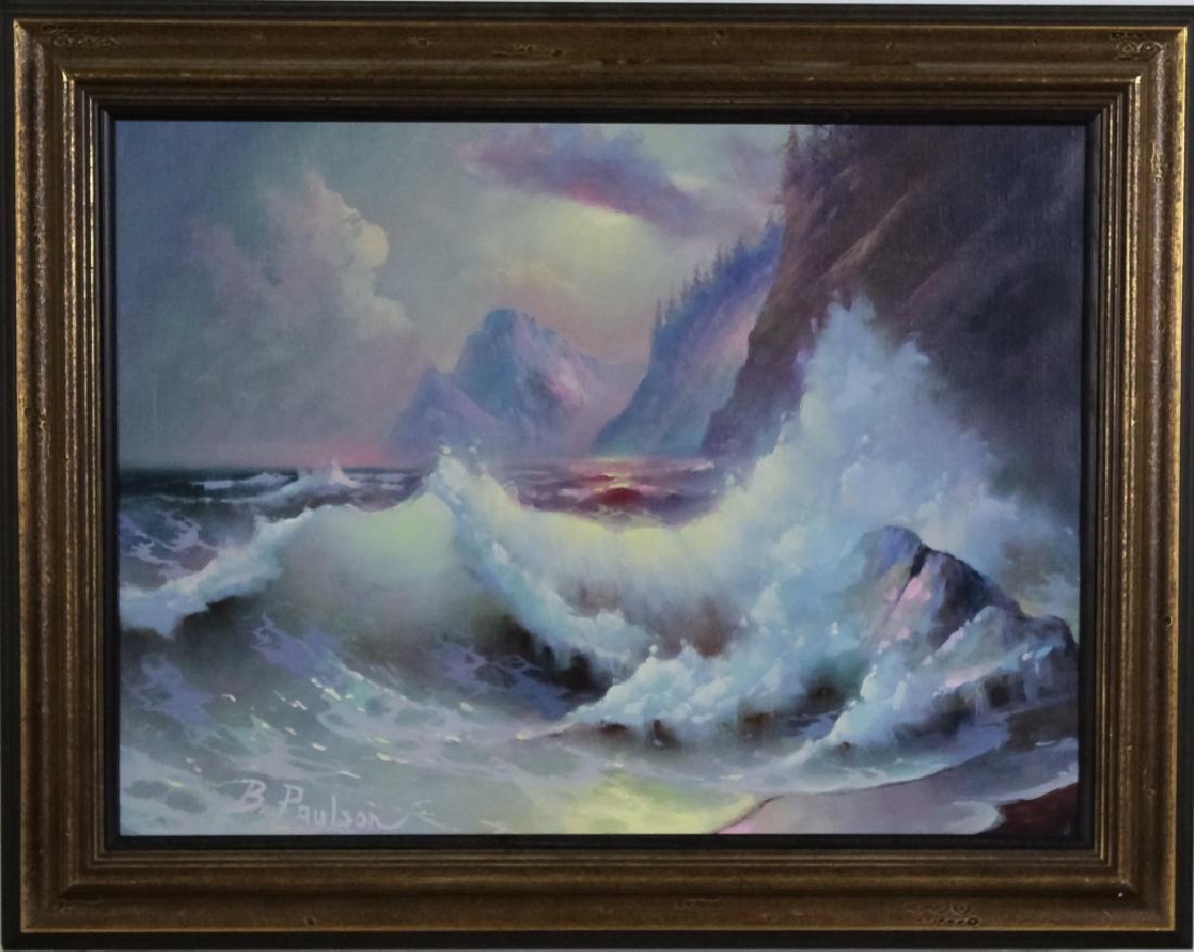 Buck Paulson American Seascape Coast Oil Painting (1 of 5)