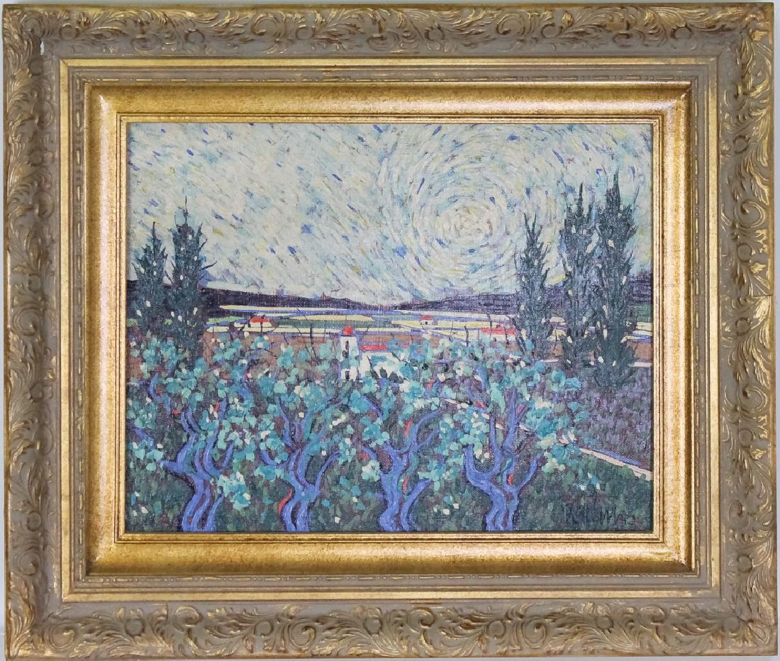 Jean Nerfin b.1922 American Landscape Oil Painting (1 of 6)