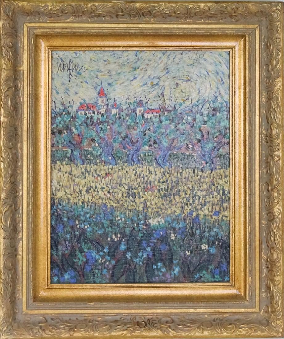 Jean Nerfin b.1922 American Landscape Oil Painting (1 of 5)