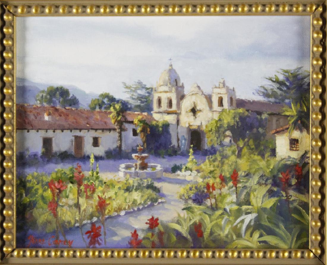 June Carey American Carmel Plein Air Oil Painting (1 of 6)