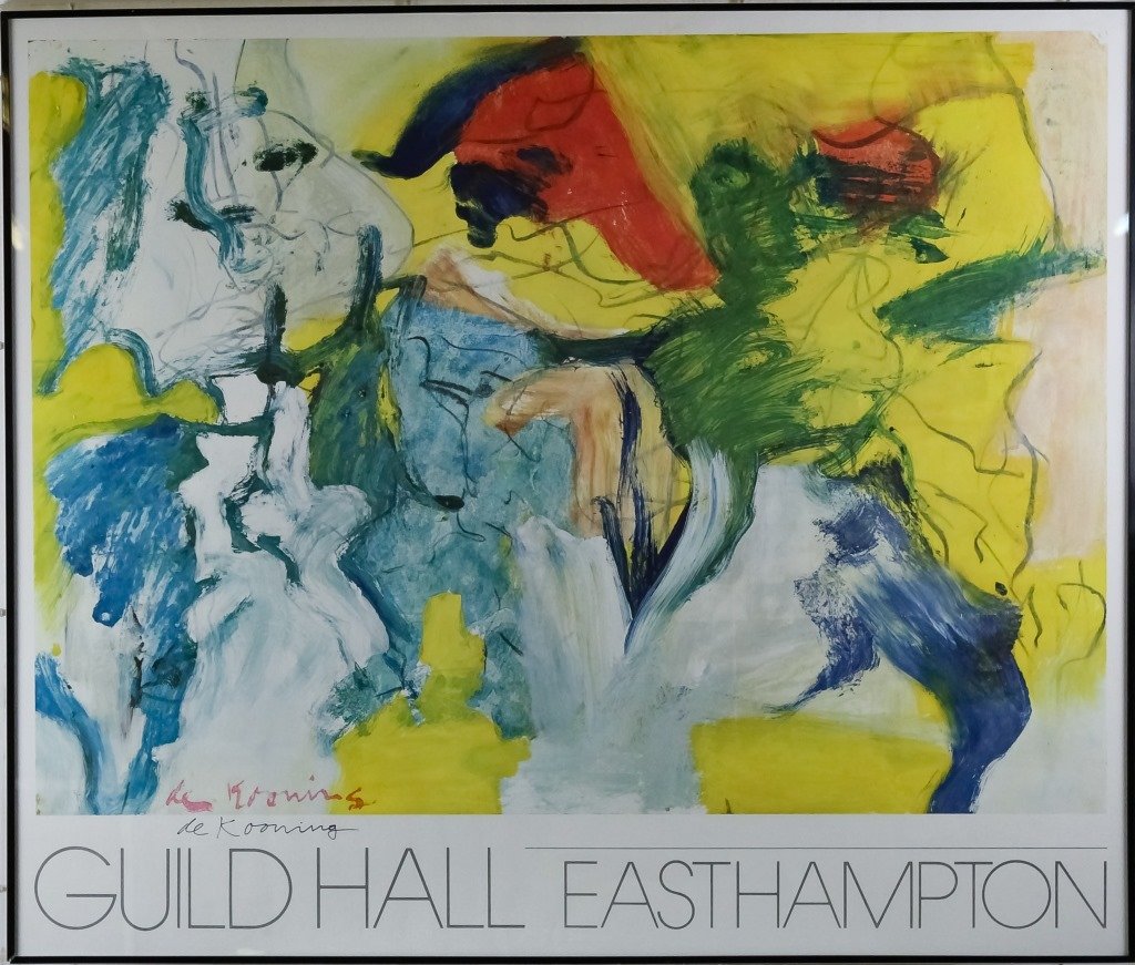 Hand Signed Willem De Kooning Guild Hall Poster (1 of 6)
