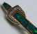 Modernist 14k Gold Opal & Diamond Slide Pendant - 3