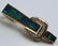 Modernist 14k Gold Opal & Diamond Slide Pendant - 7