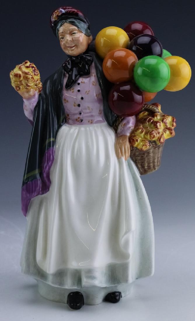Royal Doulton Lady & Balloons Porcelain Figurine