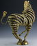 Tiefeng Jiang 1938- China Gilt Bronze Zebra Statue - 5