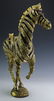 Tiefeng Jiang 1938- China Gilt Bronze Zebra Statue - 7
