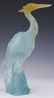 Daum French Pate de Verre Art Glass Heron Statue - 3