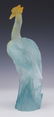 Daum French Pate de Verre Art Glass Heron Statue - 5