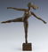 J James Akston American Modernist Bronze Art Sculpture