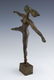 J James Akston American Modernist Bronze Art Sculpture - 2
