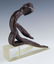 J James Akston American Modernist Bronze Art Sculpture - 3