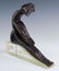J James Akston American Modernist Bronze Art Sculpture - 4