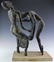 American Modernist Bronze Figural Sculpture - 4