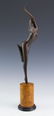 Bernard Rives Modern Bronze Nude L/E 17" Art Sculpture