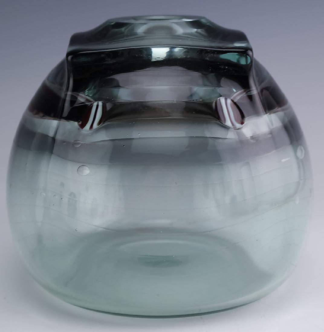 Tom Patti Signed Studio Art Glass 5 1/2" Mod Vase (1 of 7)